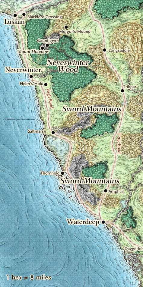 Ghosts of Saltmarsh in the Forgotten Realms (free maps!) – Eventyr Games Ghosts Of Saltmarsh, Lost Mines Of Phandelver, Nice Map, Fantasy City Map, Fantasy Map Making, Map Ideas, Dnd World Map, Map Games, Fantasy World Map