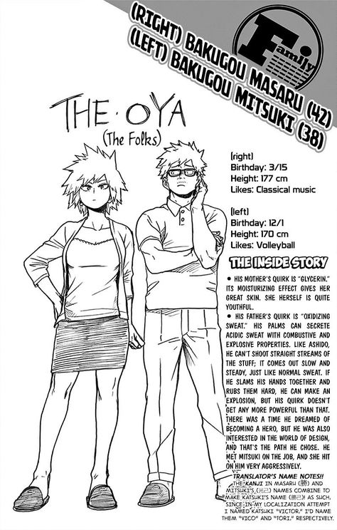 Bakugou Masaru & Bakugou Mitsuki Bakugou's Mom, Mitsuki Bakugou, Mha Dr, Bakugou Manga, Art Manga, Character Profile, Wallpaper Animes, My Hero Academia Memes, Buko No Hero Academia