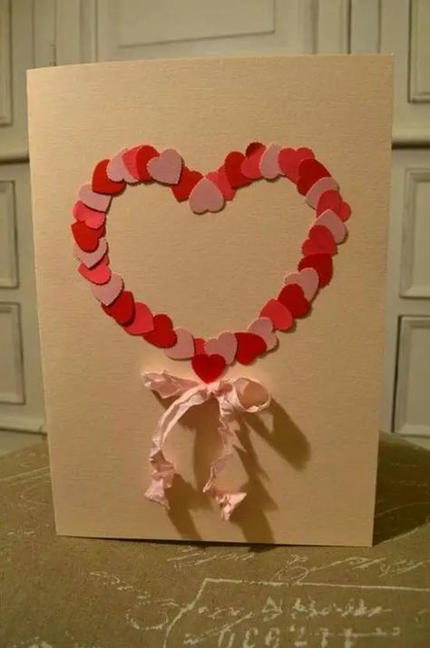 50+ Adorable and Creative DIY Valentine's Day Cards - Holidappy Homemade Valentines Gift, Valentines Day Cards Diy, Valentines Day Cards Handmade, Diy Valentines Cards, Diy Valentine's Day, Valentine Cards Handmade, Homemade Valentines, Valentine's Day Cards, Saint Valentine