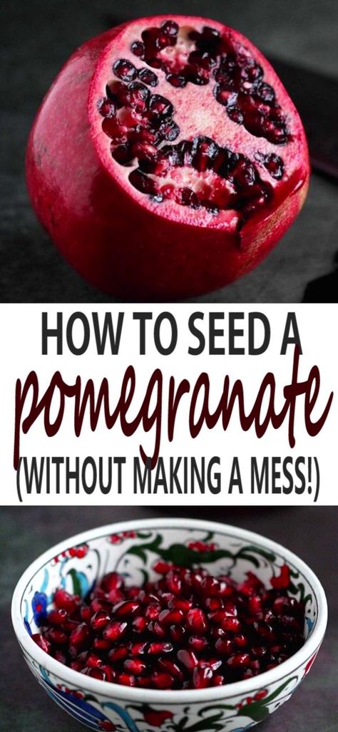 How To Open Pomegranate, How To Cut Pomegranate, Pomegranate Recipes, Cooking Tutorials, Eat Seasonal, Pomegranate Seeds, Best Fruits, Success Motivation, Recipe For Mom