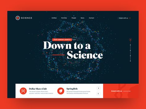 Science Header, Science Web, Corporate Website Design, Header Design, Website Header, Corporate Website, Led Design, Science Themes, Website Header Design