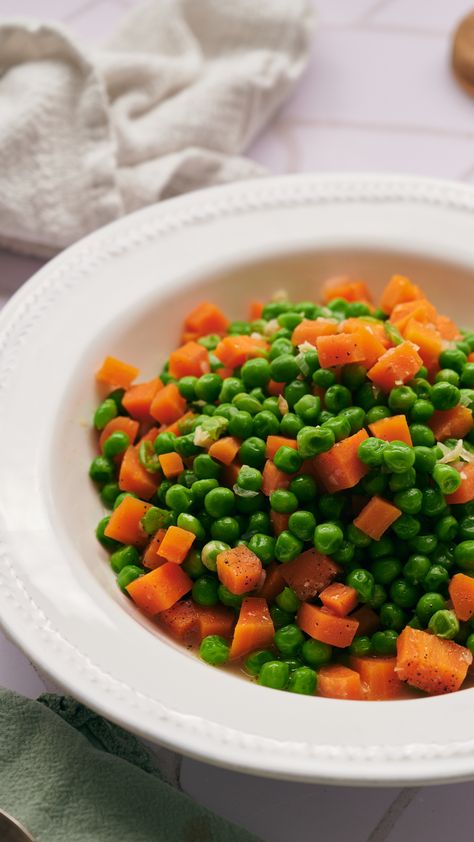 A few things in life go well together like peas and carrots. This classic and simple side dish is a wonderful springtime addition to any meal. Pea And Carrot Salad, Peas And Carrots Recipe, Peas And Corn, Carrots Side Dish, Peas And Carrots, Carrots Recipe, Dinner And A Movie, Carrot Salad, Carrot Recipes