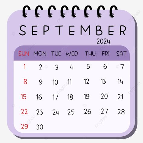 2024 Notebook, Kids App Design, 2024 Monthly Calendar, Calendar Png, Tipografi 3d, Free Planner Templates, September Calendar, Planner 2022, Calendar Icon