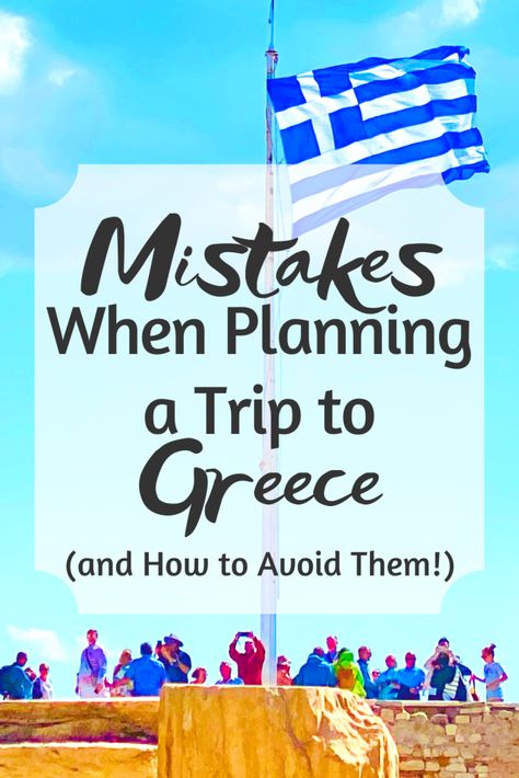 Mistakes People Make When Planning a Trip to Greece (and how to avoid them!) Greek Islands Vacation, Trip To Greece, Greece Itinerary, Greek Vacation, Greek Travel, Greek Isles, Greece Travel Guide, Greece Vacation, Destinations Travel