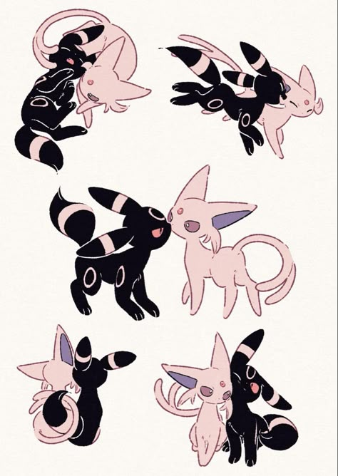 Umbreon And Espeon Tattoo, Espeon Aesthetic, Espeon Fanart, Espeon Tattoo, Umbreon Tattoo, Espeon Art, Eevee Fanart, Espeon X Umbreon, Espeon And Umbreon