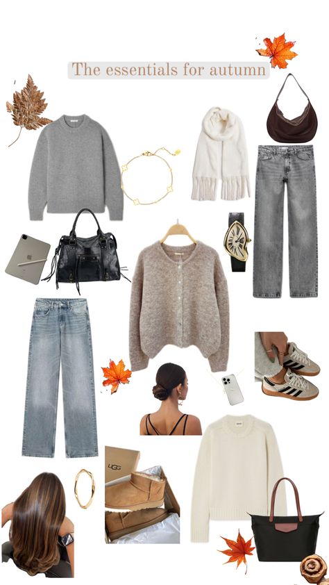 the essentials for automn Autumn Outfits, Clothes, Fall Essentials, Fall Outfits, Fashion Inspo, Quick Saves