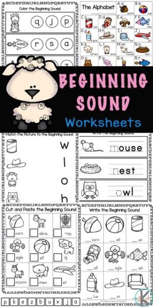 Free Beginning Sounds Worksheets, Free Beginning Sounds Printables, Beginning Sounds Worksheets Free, Letter Sound Worksheets, Beginning Sound Worksheets, Beginning Sounds Kindergarten, Initial Sounds Worksheets, Initial Sound Activities, Letter Sounds Kindergarten