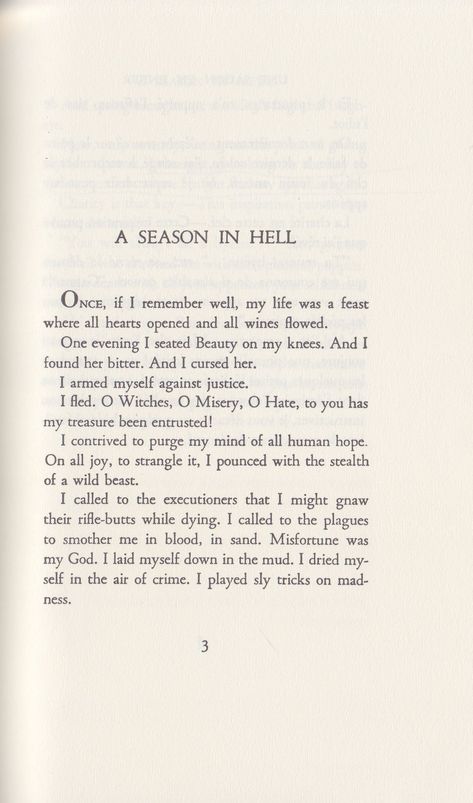 A Season in Hell by Arthur Rimbaud Arthur Rimbaud, Paul Verlaine, Jean Arthur, Book Writer, Magic Words, Poetry Words, Writing Words, Literary Quotes, Poem Quotes