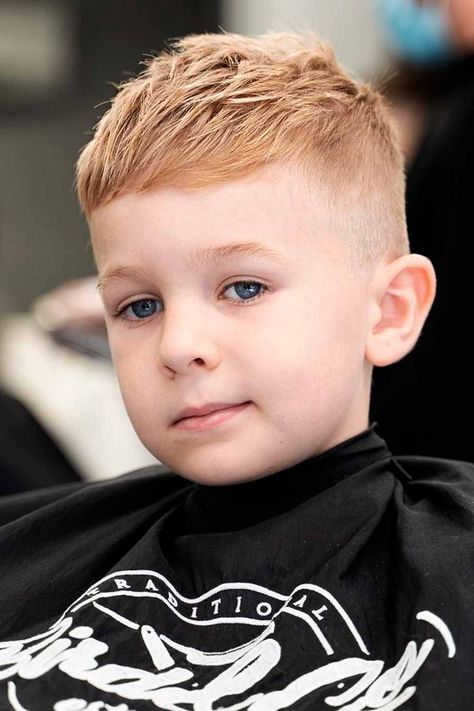 Cool Little Boy Haircuts, Hảir Cut For Toddler Boys, Boy Faded Haircut, Toddler Hair Cuts For Boy, Cool Toddler Boy Haircut, Toddler Boy Spiked Haircut, Little Boy Buzz Cut Fade, Cool Kid Haircuts Boys, Toddler Biy Haircut