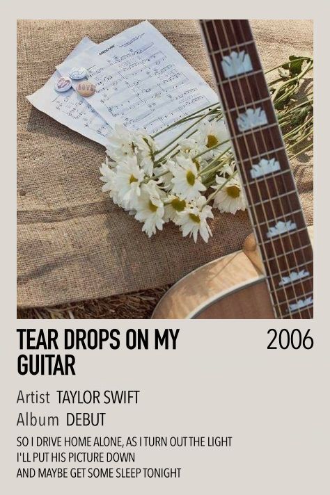 Songs Polaroid, Taylor Swift Polaroid Poster, Polaroid Songs, Taylor Swift Polaroid, Teardrops On My Guitar, Taylor Swift Discography, Taylor Swift Guitar, Weekly Quotes, Shawn Mendes Songs