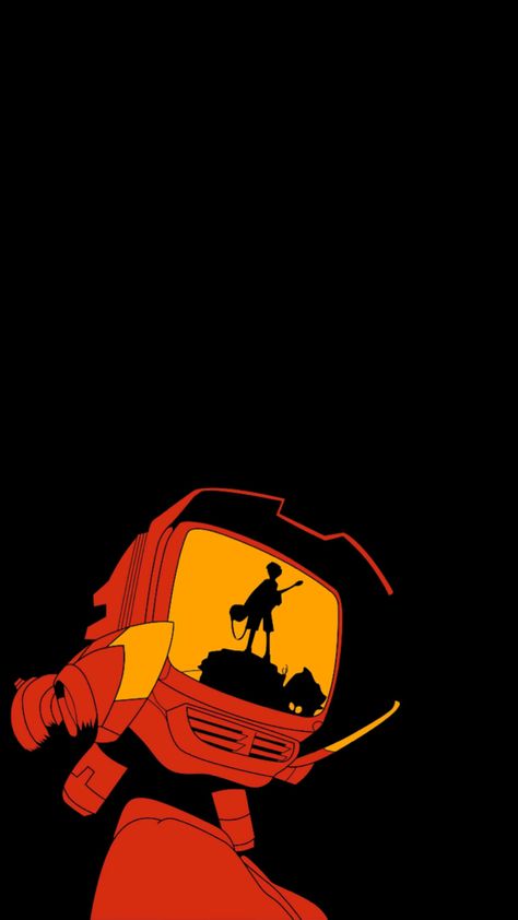 Flcl Fanart, Flcl Wallpaper, Flcl Characters, Flcl Progressive, Furi Kuri, Qhd Wallpaper, Tv Head, Punk Poster, One Piece Wallpaper Iphone