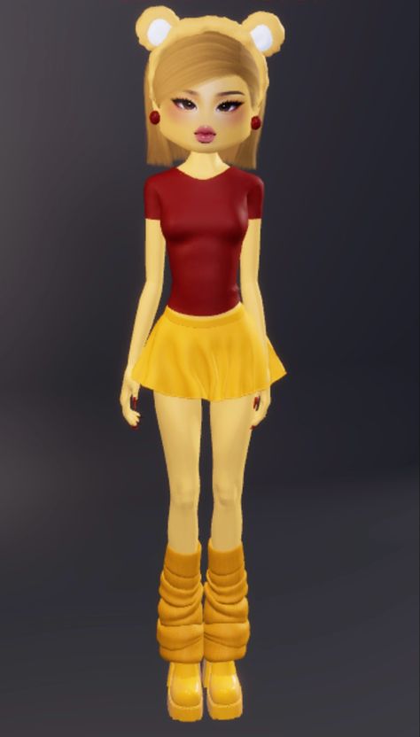 non vip dress to impress outfits (theme: childhood stories / winnie the pooh) Childhood Stories Outfit, Dti Childhood Stories Outfit Theme, Dti Outfits Winnie The Pooh, Childhood Dress To Impress, Dress To Impress Outfits Childhood Story, Childhood Stories Dti Outfits, Dti Outfits Roblox Theme Childhood Stories, Childhood Story Dress To Impress, Winnie The Pooh Dress To Impress