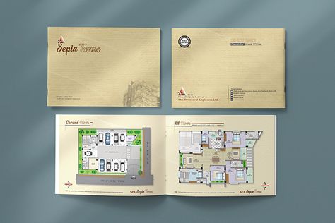 Real Estate Brochure on Behance Real Estate Brochure Design Layout, Brochure Size, Real Estate Brochure, Brochure Design Layouts, Brochure Design Layout, Creative Brochure, Design Layouts, Booklet Design, Modern Villa