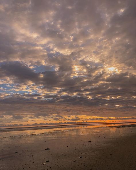 Sunset View Aesthetic, Denmark Beach, View Aesthetic, Sunset View, North Sea, Denmark