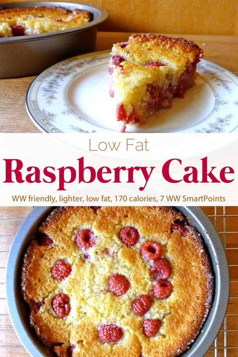 Fresh Raspberry Cake, Raspberry Cake Recipe, Raspberry Cake Recipes, Raspberry Desserts, Baking Powder Uses, Raspberry Recipes, Ww Desserts, Weight Watchers Desserts, Raspberry Cake