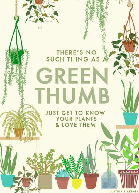 There's no such thing as a green thumb. Just get to know your plants and LOVE them. Garden Quotes, Dream Garden, Plant Life, House Stuff, Garden And Yard, Indoor Garden, Horticulture, Organic Gardening, Green Thumb