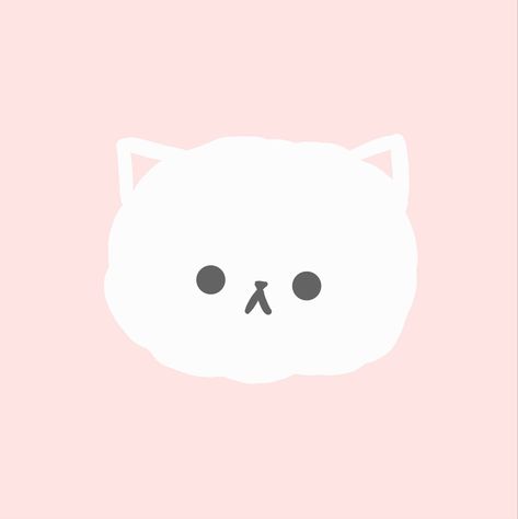 Art Set 4 App Drawing Ideas, Pink Cat Cartoon, Cat Widget, Youtube Pfp, Pastel Pink Icons:), Pink Wallpaper Ipad, Cat Logo Design, Cat App, Pink Drawing