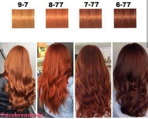 Red Hair Inspo, Hair Color Formulas, Ginger Hair Color, Hair Color Chart, Hair Color Auburn, Pretty Hair Color, Hair Makeover, Hair Dye Colors, Hair Inspiration Color