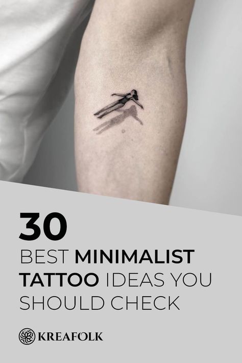 Explore the elegant world of minimalist tattoo designs. Our guide offers insights into selecting the perfect design, artist, and caring for your tattoo. Minimalist Tattoo Inspiration, Small Negative Space Tattoo, Minimalist Abstract Tattoo, Outer Forearm Tattoo Men Simple, Cute Minimalistic Tattoos, Mini Tattoos With Meaning Unique, Line Art Tattoos Simple, Fine Tattoo Ideas, Be Nice Tattoo