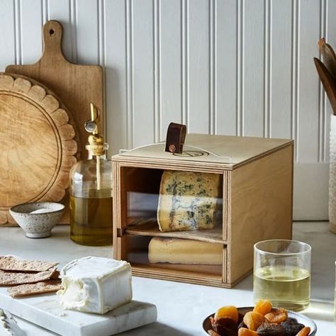 @food52 invites the Cheese Grotto Mezzo into their collection. They now carry all three of the Cheese Grotto models on their site. Much… Cheese Grotto, Cheese Board Diy, Diy Cheese, The Home Edit, Best Cheese, American Cheese, Art And Craft Design, Creative Gift Wrapping, Hygrometer