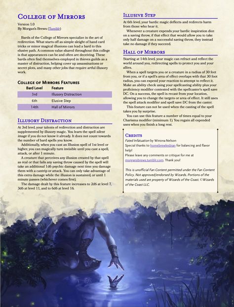 Dnd Homebrew Bard College, Bard Colleges Homebrew, Bard Subclasses, Homebrew Classes, Dungeons And Dragons Rules, Evelynn League Of Legends, Punk Boy, Dnd Homebrew, D D Classes