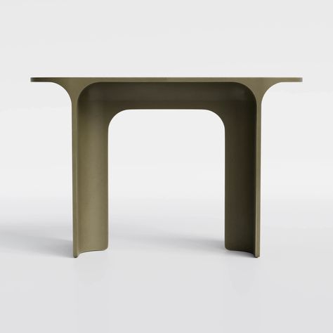 This curved concrete console table blends modern elegance with durable craftsmanship, featuring smooth, flowing lines that enhance its minimalist design. Handcrafted with unique variations in colour and texture, it makes a striking statement in any space Curved Console, Console Tables, Modern Console Table Uk, Plaster Console Table, Modern Arch Console Table, Sculptural Console Table, Brutalist Console Table, Custom Portfolio, Project Table