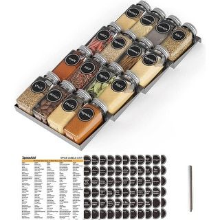 Spice Rack Tray, Spice Drawer Organizer, Spice Cabinet Organization, Drawer Spice Rack, Spice Organization Drawer, Storing Spices, Seasoning Rack, Chalk Marker, Spice Drawer