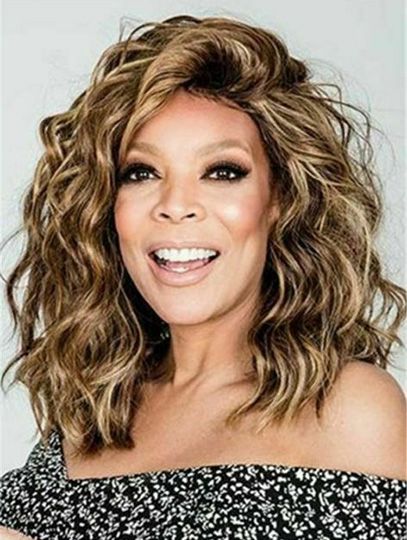 Capless Shoulder Length Blonde Curly Bobs Wendy Williams Wigs  #syntheticshortbobwomanwigs  #womancurlybobhairstyle #ladiesblondebobhaircut Blonde Curly Bob, Grey Hair Wig, Loose Curly Hair, Shoulder Length Blonde, Cheap Human Hair Wigs, Celebrity Wigs, Long Human Hair Wigs, Colored Hair Extensions, Short Human Hair Wigs