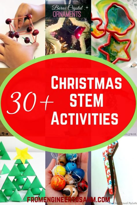 30+ Christmas Activities for kids who Love STEM - From Engineer to Stay at Home Mom Holiday Stem Activities, Christmas Stem Challenge, Christmas Stem Activities, Stem Activities Kindergarten, Winter Stem Activities, Holiday Stem, Stem Activities For Kids, Christmas Science, Christmas Stem