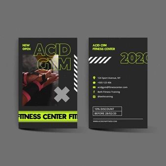 Gym Center, Gym Photos, Digital Business Card, Sports Business, Visiting Cards, Magazine Layout, Training Center, Instagram Story Template, Instagram Post Template