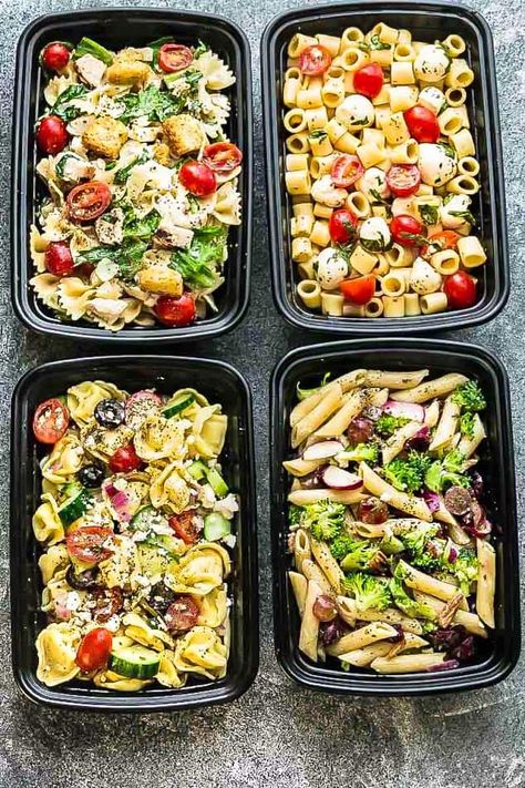 Pasta Salad Meal Prep, Pasta Salad Meal, Chloe Couture, Meal Prep Pasta, Rock Pathways, Rosemary Wreath, Tropical Backdrop, Pasta Con Broccoli, Stitch Family