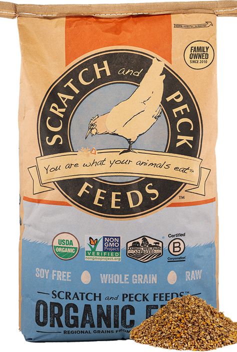 Naturally Free Organic Starter Feed for Chickens and Ducks is a Certified Organic, Non-GMO Project Verified product. This product is both soy and corn-free! As soon as your chicks and ducklings hatch, they will be hungry for feed that is formulated Feed For Chickens, Chick Feed, Organic Chicken Feed, Chickens And Ducks, Duck Feed, Chicken Treats, Mini Pigs, Chicken Feed, Organic Chicken