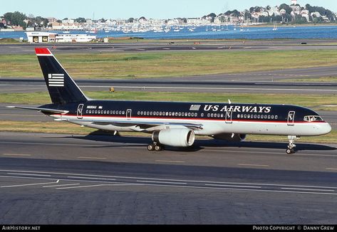 Aircraft Photo of N600AU | Boeing 757-225 | US Airways | AirHistory.net #296108 2000 Number, Airlines Branding, Us Airways, Turbine Engine, 5 September, Jet Age, Aircraft Photos, Vintage Airlines, Air Lines