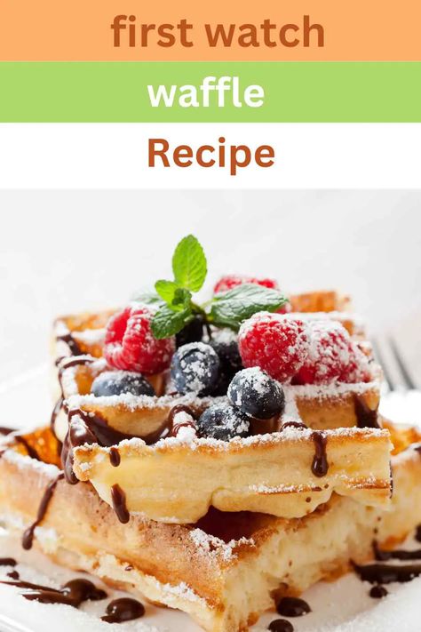 first watch waffle recipe pin Easy Waffle Recipe, Kitchen Guide, Waffle Recipe, Frozen Dog, First Watch, Busy Morning, Soft Food, Best Dog Food, Waffle Recipes