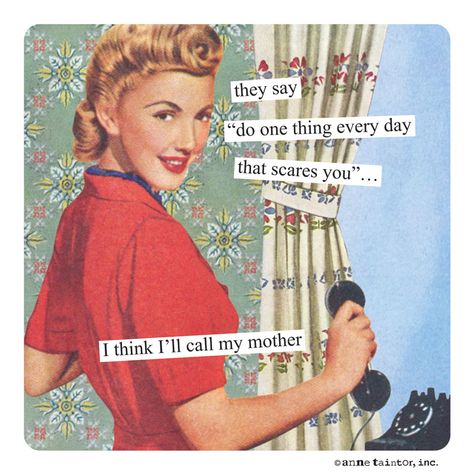 Humour, Anne Taintor, Vintage Humor Retro Funny, Vintage Funny Quotes, Witty Memes, Feminist Humor, Funny Vintage Ads, Dry Humor, Retro Pictures