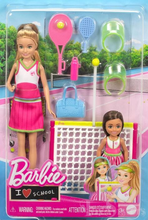 2024 Barbie Tennis Chelsea and Stacie Doll Set (HRG83) - Toy Sisters Stacie Doll, Jem Doll, Barbie Chelsea Doll, Minnie Mouse Birthday Cakes, Barbie 1990, Barbie 2000, Stitch Toy, Chelsea Doll, Barbie Doll Set