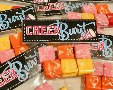 Cheerleading Snacks, Cheerleading Team Gifts, Cheer Snacks, Cheer Treats, Cheer Competition Gifts, Cheer Swag, Tailgate Treats, Cheer Nationals, Competition Gifts