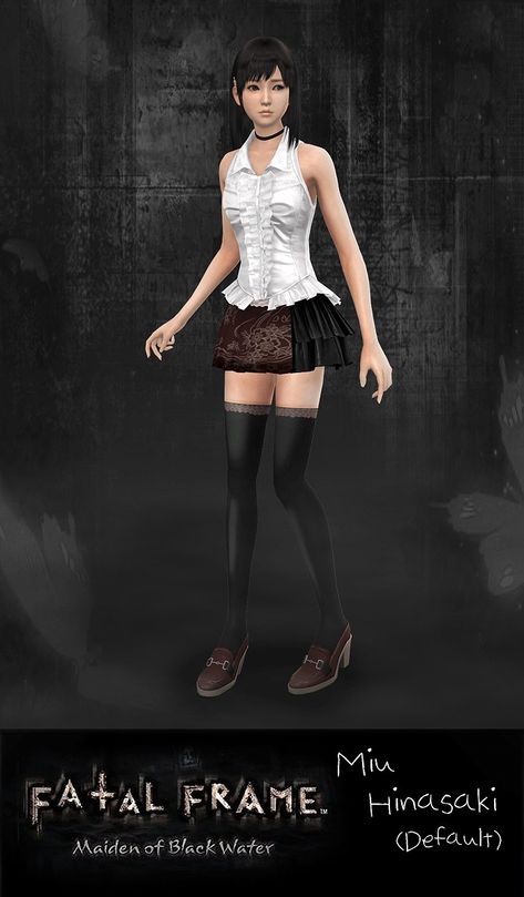 Miu Hinasaki, V Gif, Fatal Frame, Flapper Dress, Bones, Gif, Deviantart, Frame