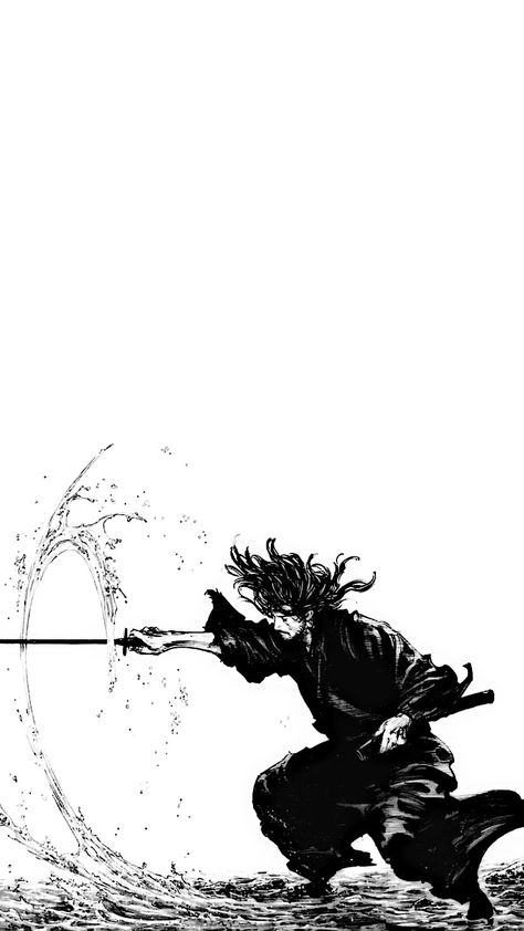 Vagabond Wallpaper, Miyamoto Musashi Art, Real Motivation, Ichigo Kurosaki Wallpaper, Guerriero Samurai, Doflamingo Wallpaper, Takehiko Inoue, Japanese Art Samurai, Vagabond Manga