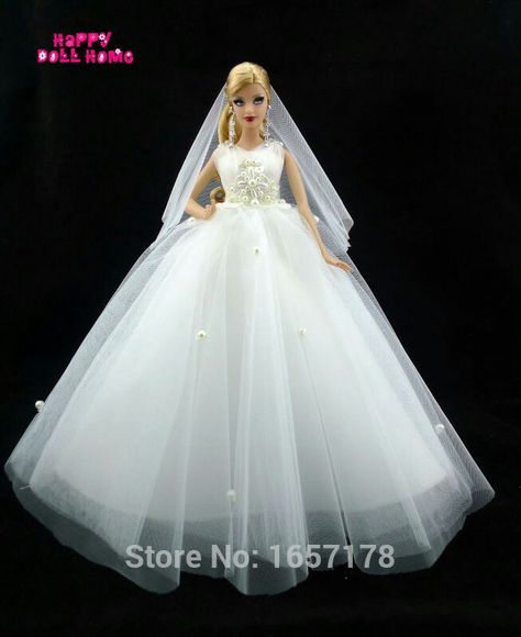 Hostess Orange Promotion-Shop for Promotional Hostess Orange on ... Gold Lace Wedding Dress, Wedding Dress With Embroidery, Doll Wedding Dress, Barbie Wedding Dress, Barbie Doll Clothing Patterns, Barbie Bride, Wedding Dress Patterns, Dress With Embroidery, Barbie Wedding