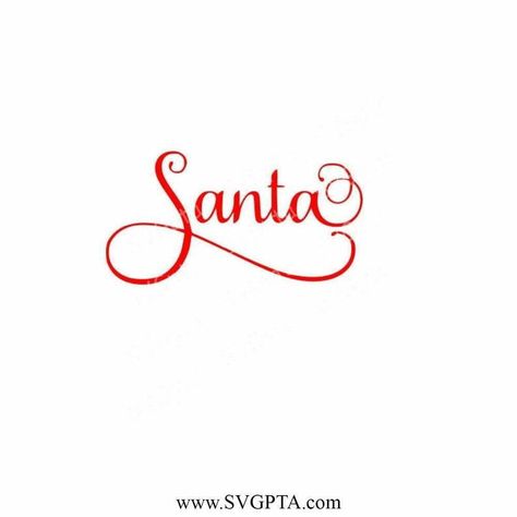 Santa SVG, Christmas SVG, Santa Script Word SVG, #ChristmasSVG #Cricut #DigitalDownload #SantaScriptWordSVG #SantaSVG - 3 Check more at https://svgpta.com/santa-svg-christmas-svg-santa-script-word-svg/ Santa Word Art, Santa Writing Font, Santa Handwriting Font, Santa Font Alphabet, Santa Handwriting, Santa Signature, Santa Font, Santa Package, Santa Writing