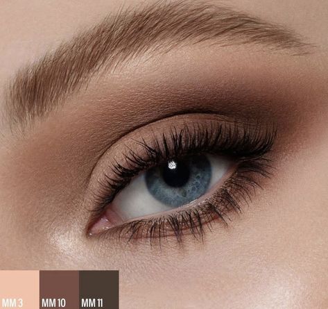 Simple Eyeshadow Looks, Brown Eyeshadow Looks, Matte Eye Makeup, Maquillage On Fleek, Makeup By Mario, Eyeshadow For Blue Eyes, Simple Eyeshadow, Matte Eyeshadow Palette, Formal Makeup