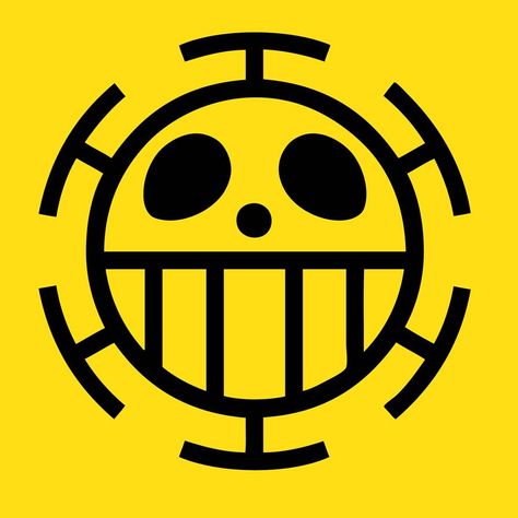 One Piece Trafalgar Law Flag Emblem by elsid37 on DeviantArt One Piece Deviantart, Simbols Tattoo, One Piece Trafalgar Law, Trafalgar Law Wallpapers, Trafalgar D Water Law, Icon Tattoo, Law One Piece, Ace One Piece, One Piece Logo