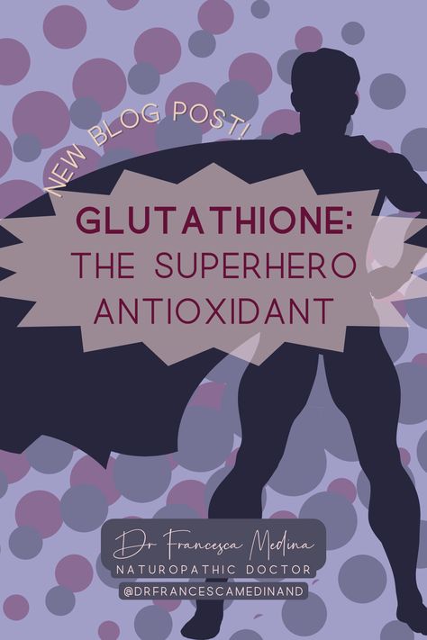 A silhouette of a superhero (man standing with his hands on his hips with a cape flowing behind him). Words are in front of him saying, "Glutathione: The superhero antioxidant" Gluthatione Iv Benefits, Gluthatione Benefit, Glutathione Before And After, Glutathione Benefits, Liver Issues, Iv Infusion, Slow Aging, Naturopathic Doctor, Detoxify Your Body