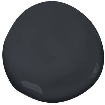 Our Top Dark and Dramatic Designer Paint Picks Pt.1 Soot Benjamin Moore, Bathroom Color Palettes, Color Palette Benjamin Moore, Black Paint Color, Exterior House Paint Color, House Paint Color Combination, Color Combinations Paint, Paint Color Combinations, Hale Navy