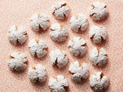 Ricciarelli Recipe | Food Network Cookie Guide, Sesame Cookies, Italian Cookie, Amaretti Cookies, Almond Meal Cookies, Italian Christmas Cookies, Italian Cookie Recipes, Italian Bakery, Italian Pastries