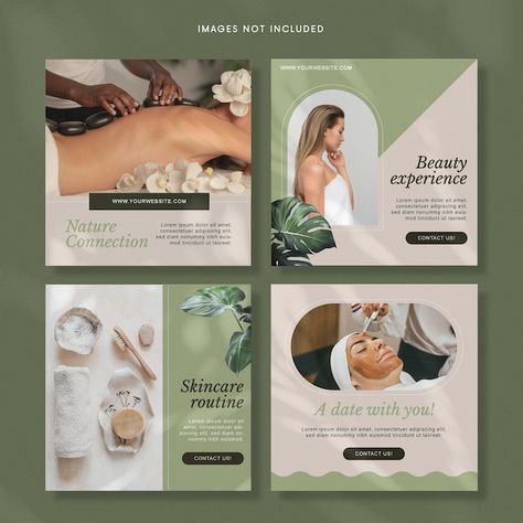 Massage Poster Design Ideas, Spa Post Ideas, Instagram Beauty Post Ideas, Beauty Salon Instagram Posts, Spa Instagram Post Ideas, Spa Social Media Posts, Massage Flyer, Spa Content, Beauty Post Ideas