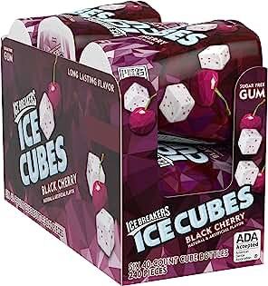 Ice Cubes Gum, Sugar Free Gum, Peppermint Sugar, Cherry Desserts, Cherry Limeade, Flavor Ice, Flavored Sugar, Raspberry Sorbet, Cherry Flavor