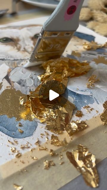 Textured Paint, Textured Acrylic, Palette Art, Art Research, Leaf Texture, Gold Leaf Painting, Textured Canvas Art, Plaster Art, Art Courses