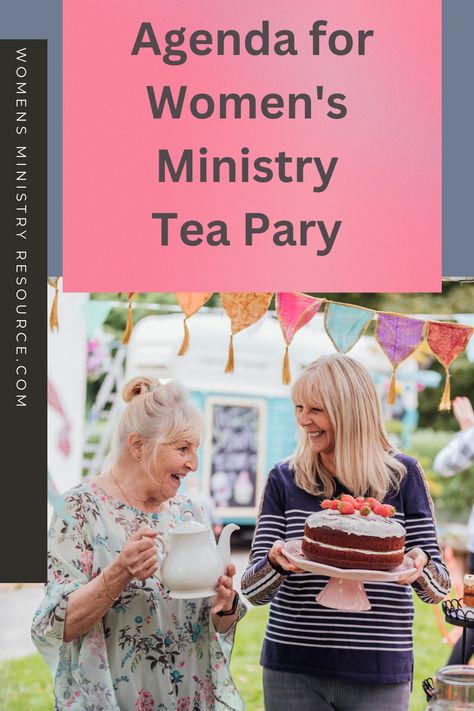 Church ladies tea party agenda Ladies Afternoon Tea Party, Tea Party Entertainment Ideas, Women’s Ministry Tea Party, Church Tea Party Ideas, Women’s Tea Party Ideas, Women’s Tea Party, Tea Party Crafts For Adults, Women’s Ministry Event Ideas, Tea Party Activities Ladies